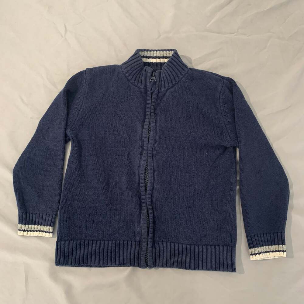 Cherokee 5T navy zip‑up sweater